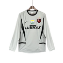 Camisa de Goleiro Flamengo Manga Longa 2002/03 - Versão Retrô Cinza Lubrax