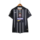 Camisa Corinthians Titular 2004 - Versão Retrô Preta Pepsi Twist