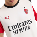 Camisa AC Milan Away 25/26 - Torcedor Puma Masculino - Branco e Preto