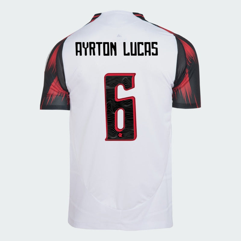 Camisa Flamengo Away 25/26 AYRTON LUCAS N° 6