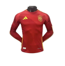 Camisa Espanha Home Manga Comprida 24/25 - Adidas Versão Jogador