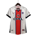 Camisa Paris Saint Germain PSG Retrô Away 98/99 Torcedor Nike Masculina - Branco, Azul e Vermelho