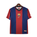 Camisa Retrô Barcelona Home Nike 1998/99 Masculino - Azul e Grená