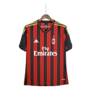 Camisa Retrô Milan I Home Adidas 2013/14 Masculino Vermelho e Preto