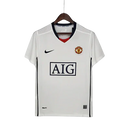 Camisa Retrô Manchester United Adidas 2008/09 Masculino Branco