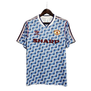 Camisa Manchester United Retrô 1990/1992 Azul e Branca - Adidas