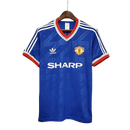 Camisa Manchester United Retrô 1986/1988 Azul - Adidas