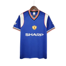 Camisa Manchester United Retrô 1985/1986 Azul - Adidas