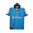 Camisa Retrô Manchester City 1999/01 Masculino Azul