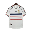 Camisa Retrô França II Away 1998/99 Masculino Branco