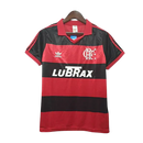 Camisa Retrô Flamengo I Home Adidas 1990/91 Masculino Vermelho e Preto