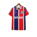 Camisa Bahia II 1996 Retrô Masculina - Listrada em vermelho,branco e azul