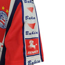 Camisa Bahia II 1996 Retrô Masculina - Listrada em vermelho,branco e azul